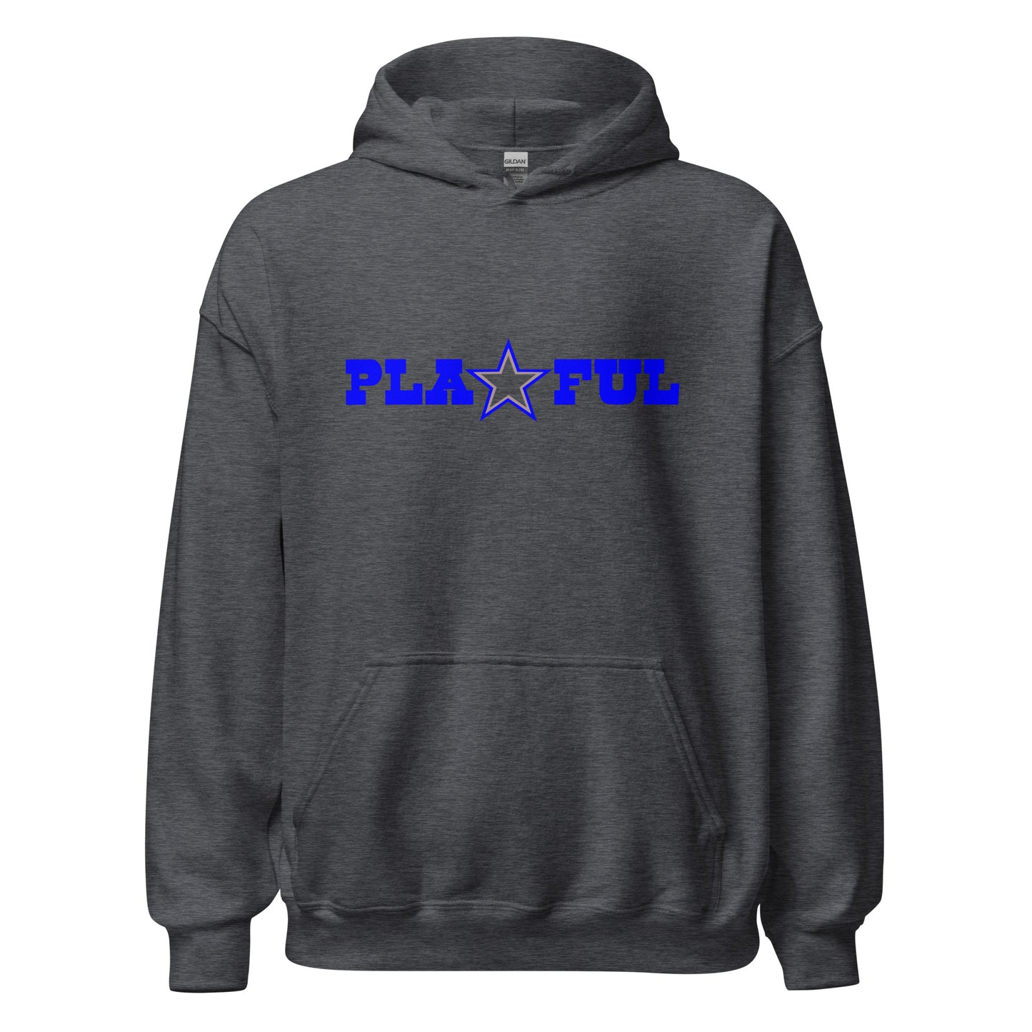 Playful Cowboys Blue (Unisex) Hoodie