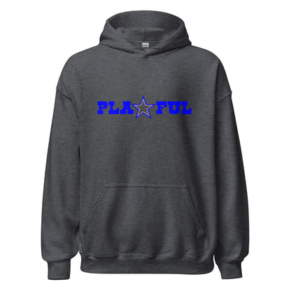 Playful Cowboys Blue (Unisex) Hoodie