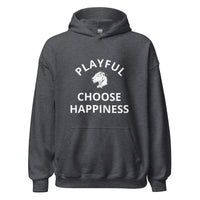 Playful "Choose Happiness" Unisex Hoodie