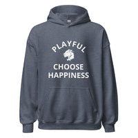 Playful "Choose Happiness" Unisex Hoodie