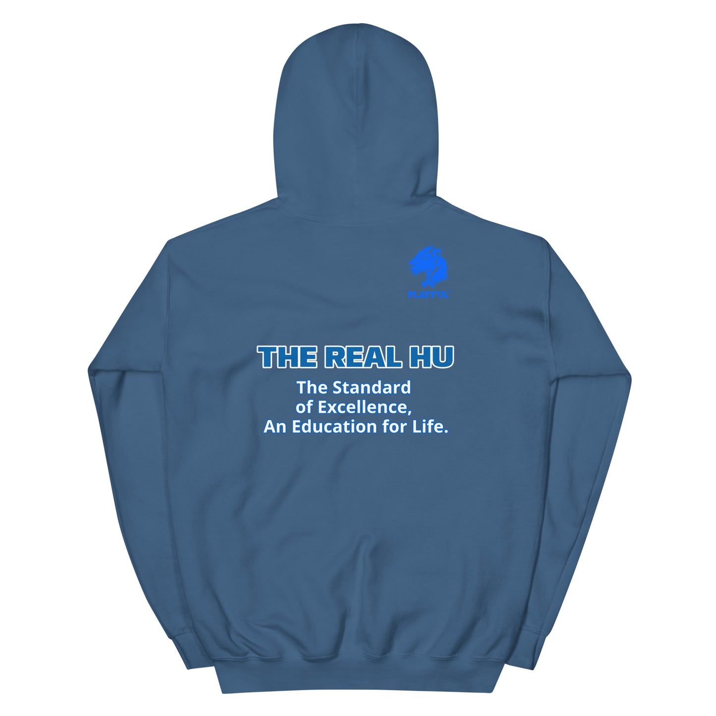 Playful Hampton University (Unisex) Hoodie