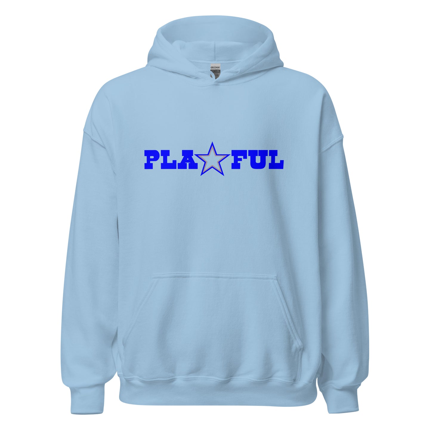 Playful Cowboys Blue (Unisex) Hoodie