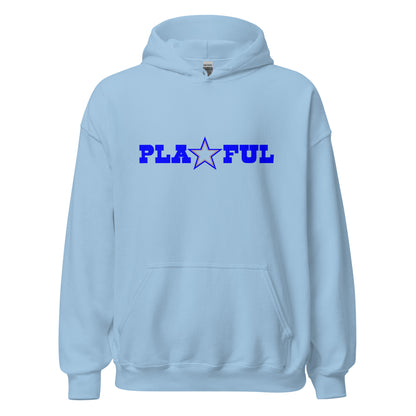 Playful Cowboys Blue (Unisex) Hoodie