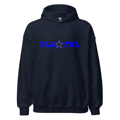 Playful Cowboys Blue (Unisex) Hoodie