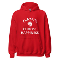 Playful "Choose Happiness" Unisex Hoodie