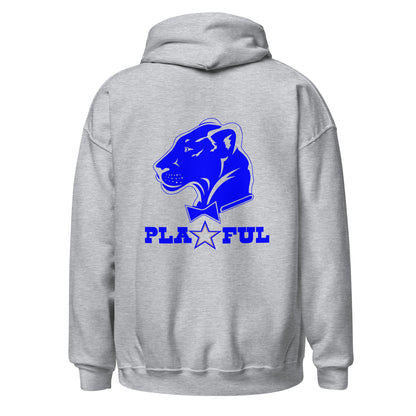 Playful Cowboys Blue (Unisex) Hoodie