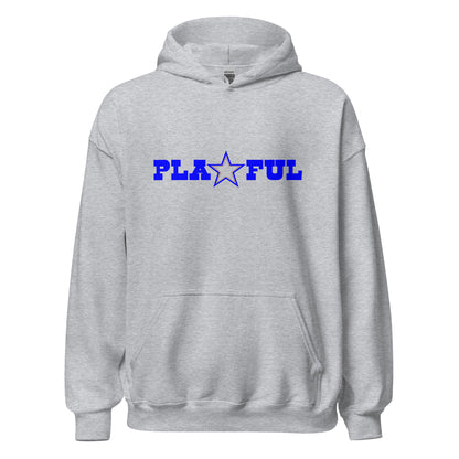 Playful Cowboys Blue (Unisex) Hoodie