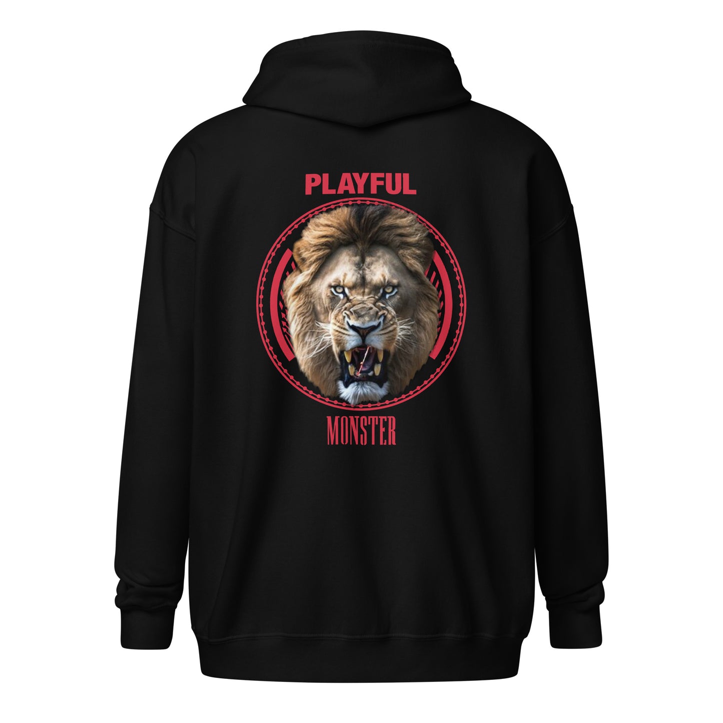 Playful Monster (Unisex) Heavy Blend Zip Hoodie