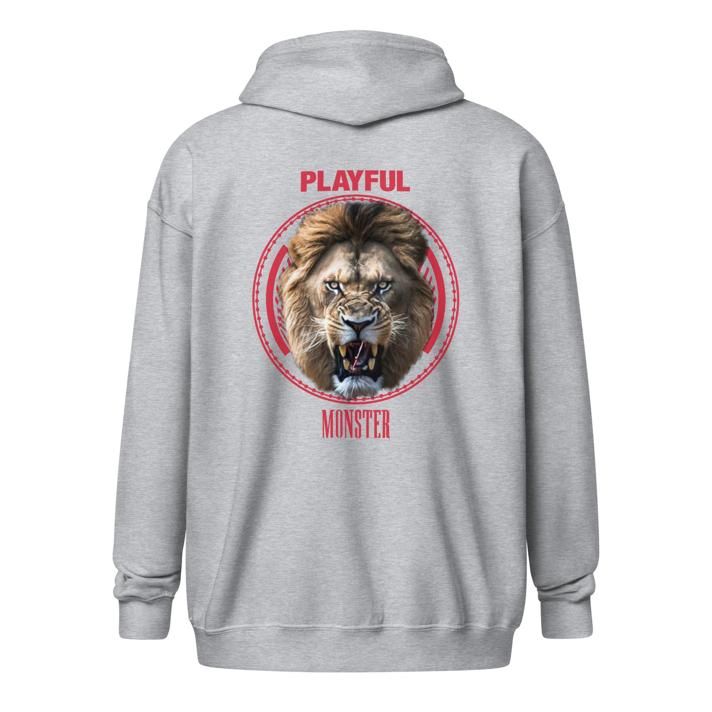 Playful Monster (Unisex) Heavy Blend Zip Hoodie