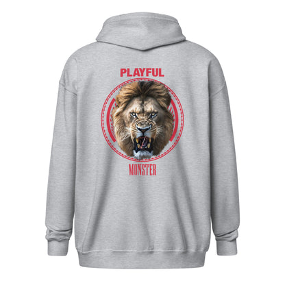 Playful Monster (Unisex) Heavy Blend Zip Hoodie