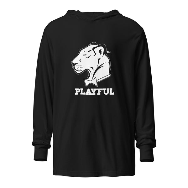 Playful Hooded Long-Sleeve Tee