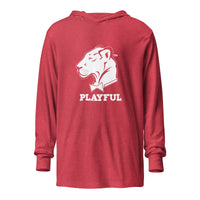 Playful Hooded Long-Sleeve Tee