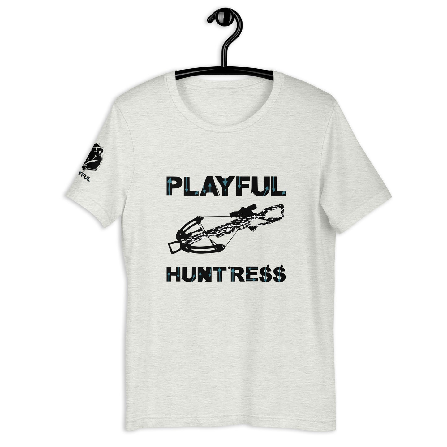Playful Huntress - Black (Unisex) T-Shirt