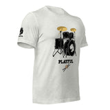 Playful Drummer - Black (Unisex) Tee