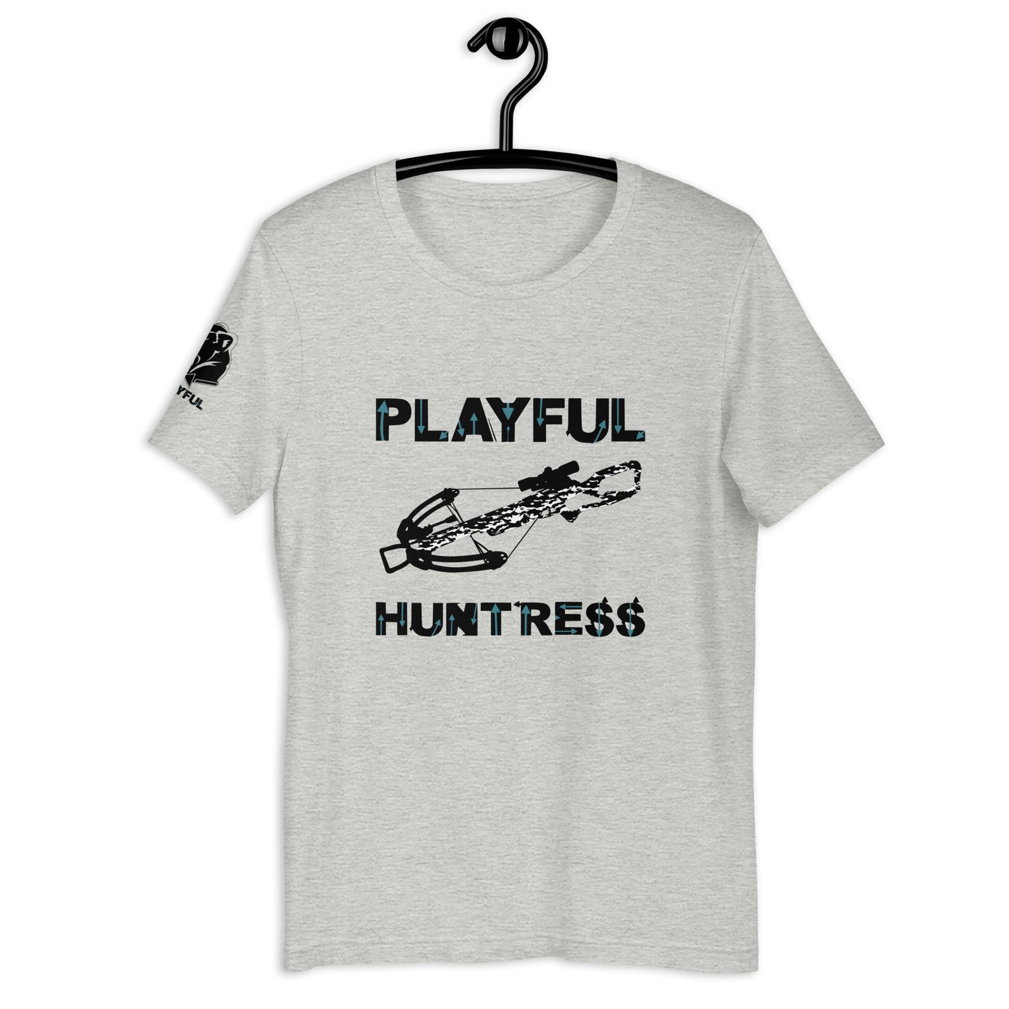 Playful Huntress - Black (Unisex) T-Shirt