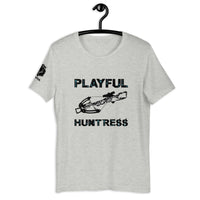 Playful Huntress - Black (Unisex) T-Shirt