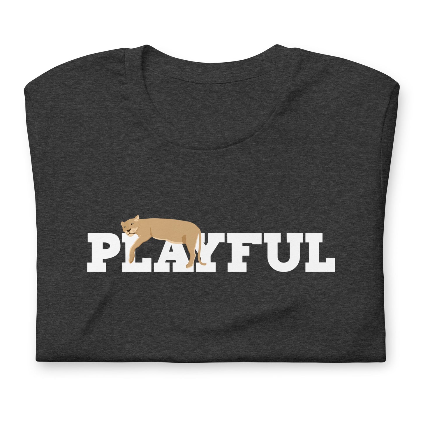 Playful Lazy Lioness (Unisex) T-Shirt