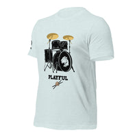 Playful Drummer - Black (Unisex) Tee