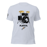 Playful Drummer - Black (Unisex) Tee