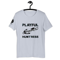 Playful Huntress - Black (Unisex) T-Shirt