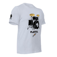 Playful Drummer - Black (Unisex) Tee