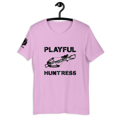 Playful Huntress - Black (Unisex) T-Shirt