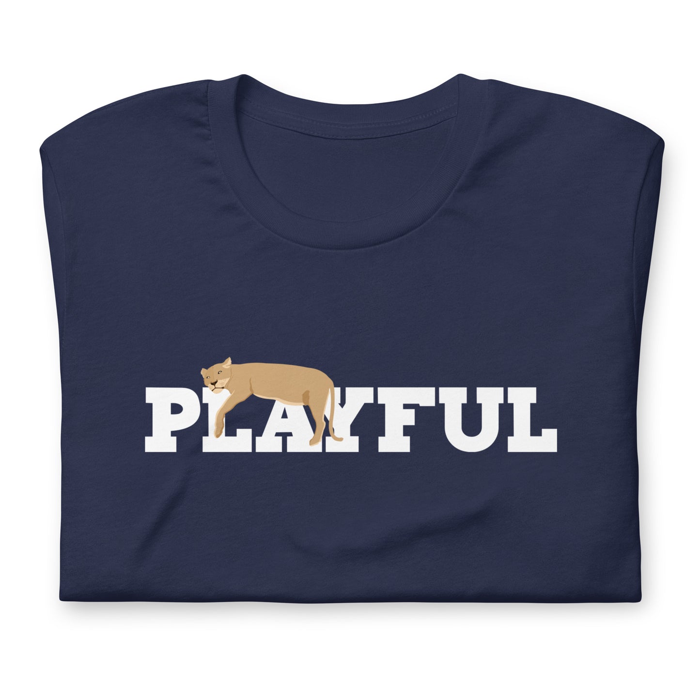 Playful Lazy Lioness (Unisex) T-Shirt