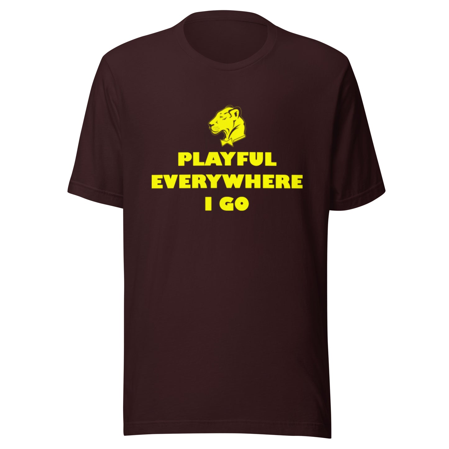 Playful Everywhere I Go (Unisex) Tee