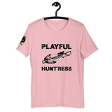 Playful Huntress - Black (Unisex) T-Shirt