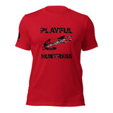 Playful Huntress - Black (Unisex) T-Shirt