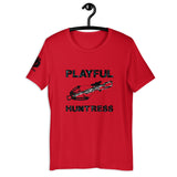 Playful Huntress - Black (Unisex) T-Shirt