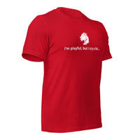 I'm Playful, But I Cry A Lot (Unisex) t-Shirt