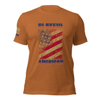 Playful American Rustic Flag (Unisex) T-Shirt