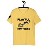 Playful Huntress - Black (Unisex) T-Shirt