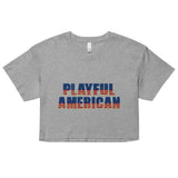 Playful American Ladies Crop Top