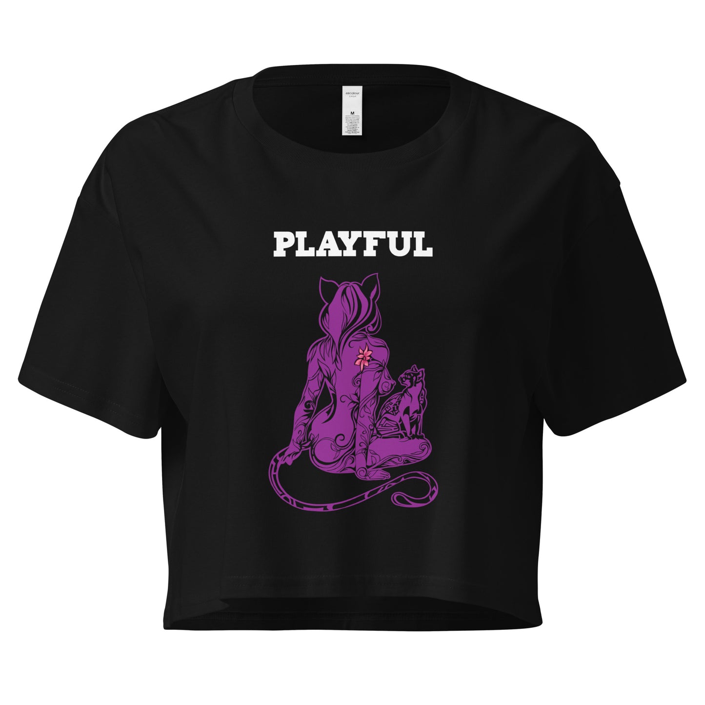Playful & Frisky Ladies Crop Top
