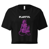 Playful & Frisky Ladies Crop Top