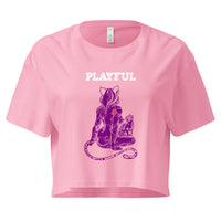 Playful & Frisky Ladies Crop Top