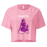 Playful & Frisky Ladies Crop Top