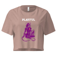 Playful & Frisky Ladies Crop Top