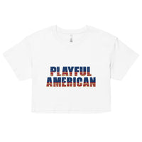 Playful American Ladies Crop Top