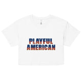 Playful American Ladies Crop Top