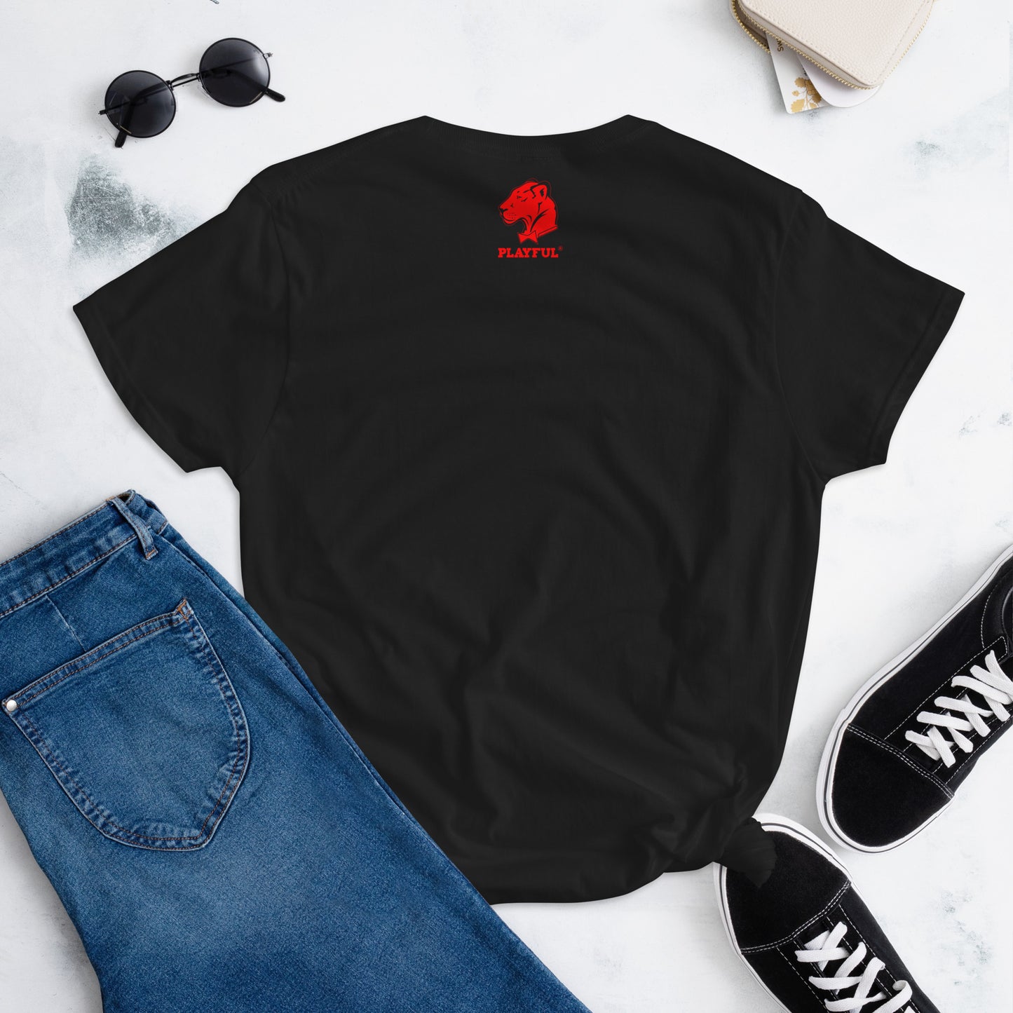 Playful Ladies Fitted Tee