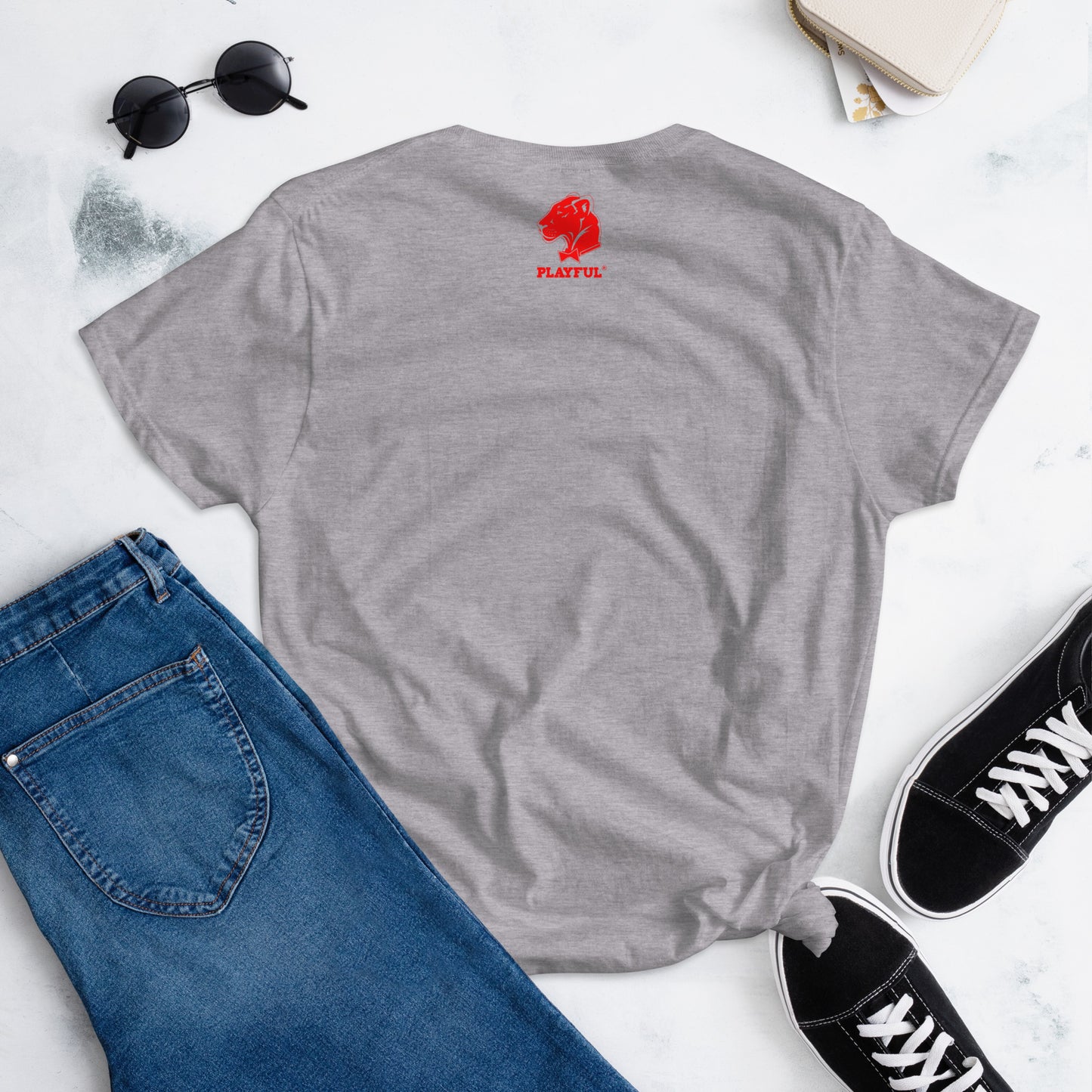 Playful Ladies Fitted Tee