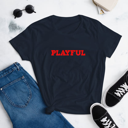 Playful Ladies Fitted Tee
