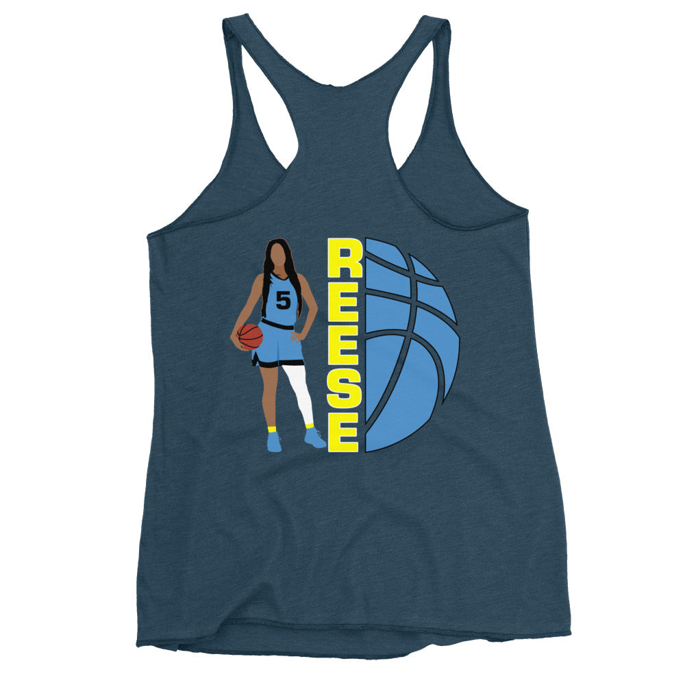 Playful Reese Ladies Racerback Tank