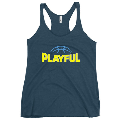Playful Reese Ladies Racerback Tank