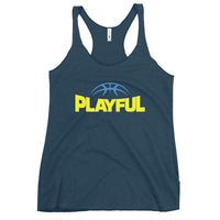 Playful Reese Ladies Racerback Tank