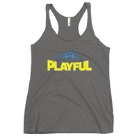Playful Reese Ladies Racerback Tank