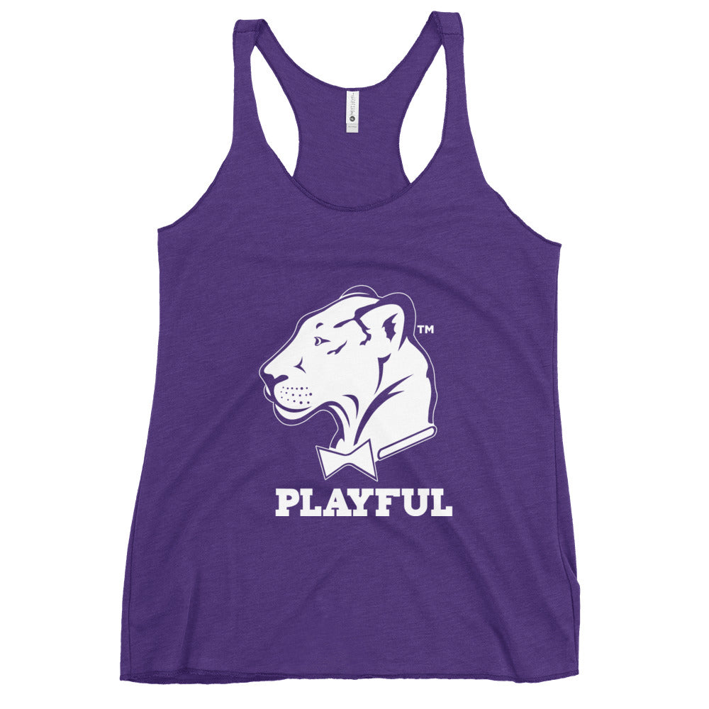 Playful (TM) Ladies Racerback Tank